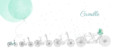 Faire-part de naissance À bicyclette (4 enfants) vert - Page 1 Faire-part de naissance À bicyclette (4 enfants) vert - Page 1