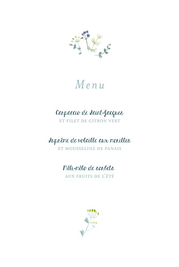 Menu de baptême Bouquet sauvage violet - Page 3 Menu de baptême Bouquet sauvage violet - Page 3
