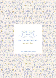 Couverture Livret de messe L'envolée bleu