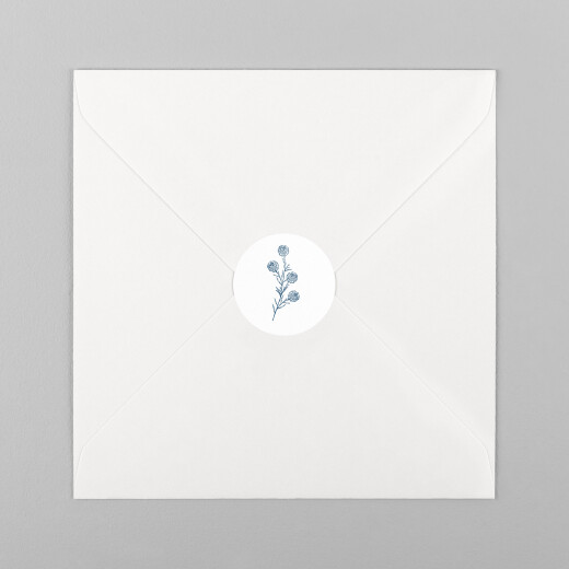 Stickers pour enveloppes mariage Laure de Sagazan blanc - Vue 2