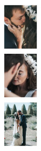 Carte de remerciement mariage Moderne chic (marque-page) bis blanc Carte de remerciement mariage Moderne chic (marque-page) bis blanc