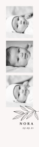 Faire-part de naissance Jeune pousse (marque-page) bis vert Faire-part de naissance Jeune pousse (marque-page) bis vert
