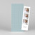 Faire-part de naissance Catelle (marque-page) bleu - Vue 1 Faire-part de naissance Catelle (marque-page) bleu - Vue 1