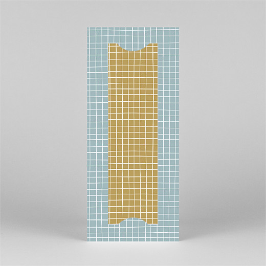 Faire-part de naissance Catelle (marque-page) bleu - Vue 3 Faire-part de naissance Catelle (marque-page) bleu - Vue 3