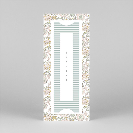 Faire-part de naissance Indiennes (marque-page) rose - Vue 2 Faire-part de naissance Indiennes (marque-page) rose - Vue 2