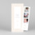 Faire-part de naissance Liberty baies (marque-page) orange - Vue 1 Faire-part de naissance Liberty baies (marque-page) orange - Vue 1