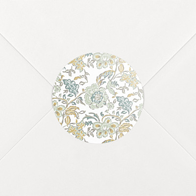 Stickers naissance indiennes bleu Stickers naissance indiennes bleu