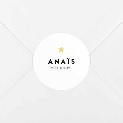 Stickers naissance rayures pastel blanc Stickers naissance rayures pastel blanc