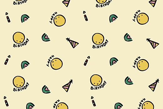 Carte d'anniversaire Happy by mathilde cabanas beige Carte d'anniversaire Happy by mathilde cabanas beige