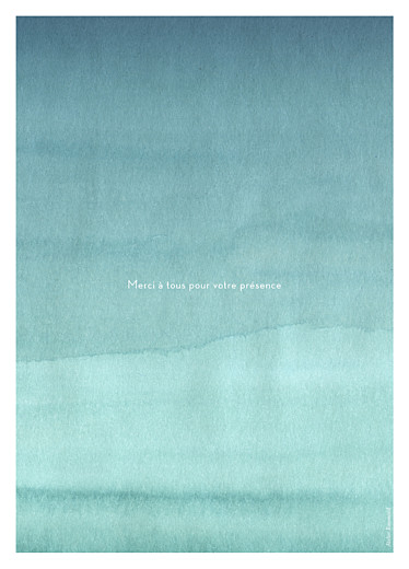 Livret de messe mariage Aquarelle turquoise - Page 4 Livret de messe mariage Aquarelle turquoise - Page 4