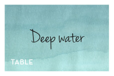 Marque-table mariage Aquarelle bleu Marque-table mariage Aquarelle bleu