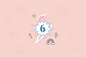 Carte d'anniversaire rose super-héros rose Carte d'anniversaire rose super-héros rose