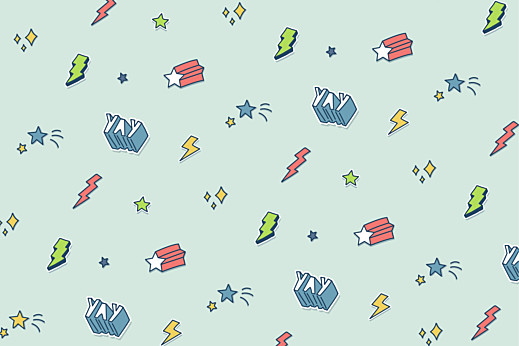 Carte d'anniversaire Super-motif vert - Recto Carte d'anniversaire Super-motif vert - Recto