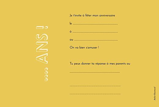 Carte d'anniversaire Happy by mathilde cabanas beige - Page 2 Carte d'anniversaire Happy by mathilde cabanas beige - Page 2