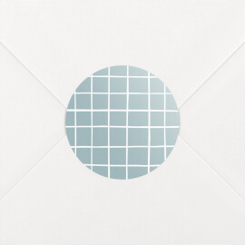 Stickers pour enveloppes naissance Catelle bleu