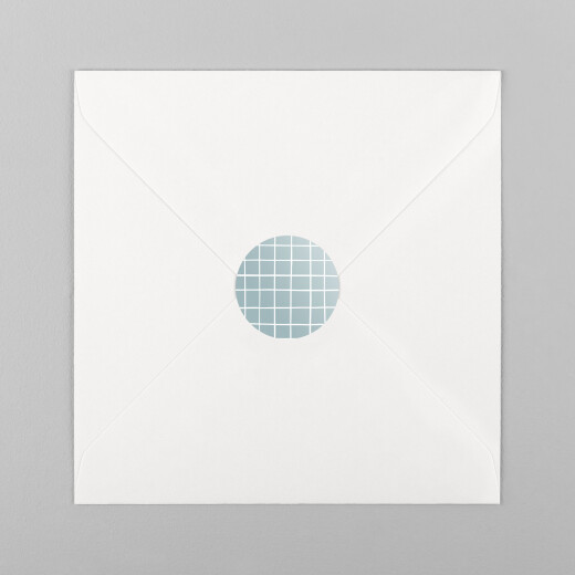 Stickers pour enveloppes naissance Catelle bleu - Vue 2