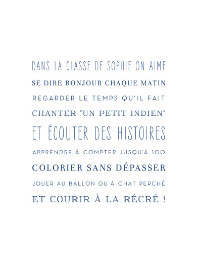 Affichette Merci maîtresse blanc - Vue 2 Affichette Merci maîtresse blanc - Vue 2