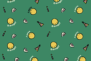 Carte d'anniversaire garçon happy by mathilde cabanas vert Carte d'anniversaire garçon happy by mathilde cabanas vert