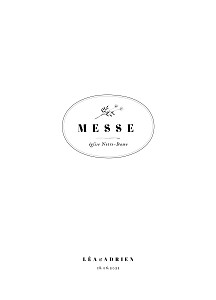 Livret de messe mariage blanc herbier blanc Livret de messe mariage blanc herbier blanc