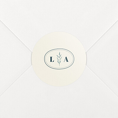 Stickers mariage herbier beige Stickers mariage herbier beige
