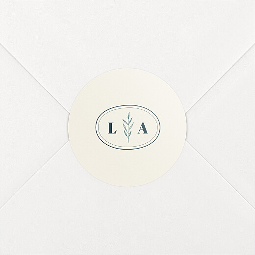 Stickers mariage Herbier beige - Vue 2 Stickers mariage Herbier beige - Vue 2
