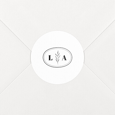 Stickers mariage blanc herbier blanc Stickers mariage blanc herbier blanc