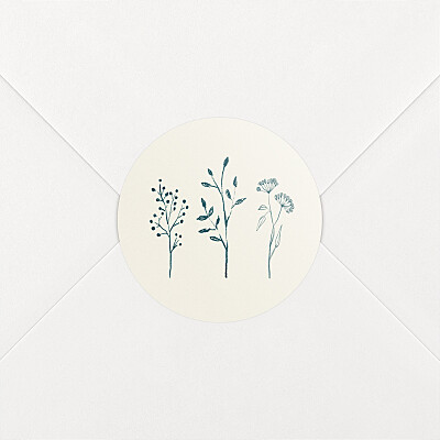 Stickers mariage herbier beige Stickers mariage herbier beige