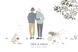 Faire-part de naissance tendance summer family (papas) 1 Faire-part de naissance tendance summer family (papas) 1