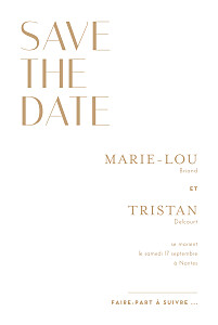 Save the date bleu capitale bleu Save the date bleu capitale bleu