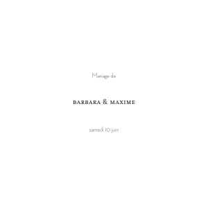 Faire-part de mariage Psyché (dorure) blanc Faire-part de mariage Psyché (dorure) blanc