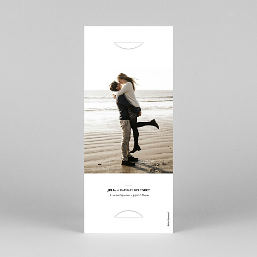 Save the Date Tout simplement (marque-page) blanc - Vue 4 Save the Date Tout simplement (marque-page) blanc - Vue 4