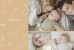 Faire-part de naissance Élégant feuillage (3 photos) sable - Page 1 Faire-part de naissance Élégant feuillage (3 photos) sable - Page 1
