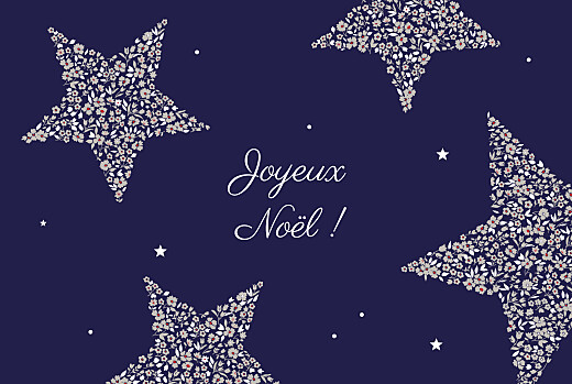 Carte de voeux Liberty étoiles paysage nuit - Page 1 Carte de voeux Liberty étoiles paysage nuit - Page 1