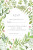 Carton réponse mariage Murmure de forêt (portrait) vert - Page 1