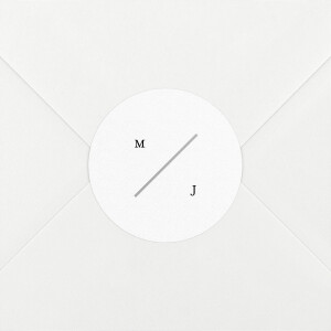 Stickers pour enveloppes mariage Love code noir Stickers pour enveloppes mariage Love code noir