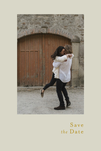 Save the Date Songe atlantique épillet - Recto