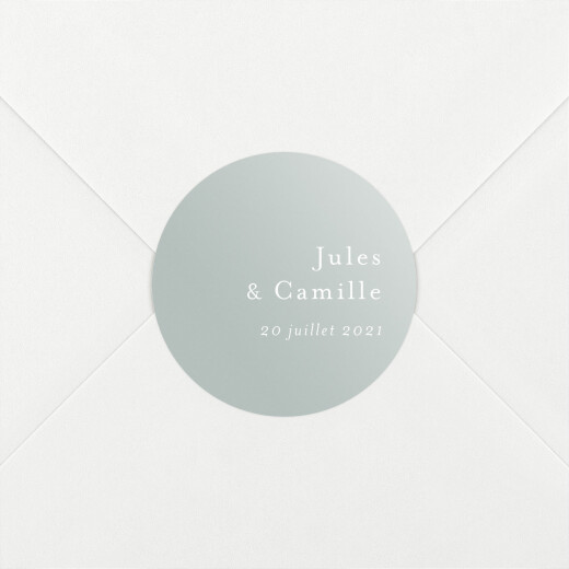 Stickers pour enveloppes mariage Songe champêtre gypsophile - Vue 1