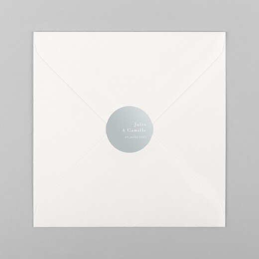 Stickers pour enveloppes mariage Songe champêtre gypsophile - Vue 2
