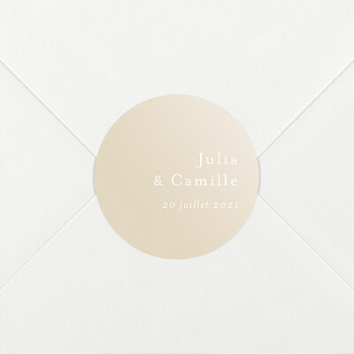Stickers mariage personnalisés songe atlantique épillet Stickers mariage personnalisés songe atlantique épillet