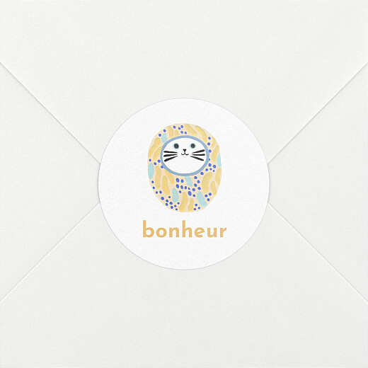 Stickers Naissance Les grigris dodo toucan jaune - Vue 2 Stickers Naissance Les grigris dodo toucan jaune - Vue 2