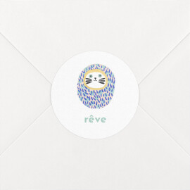 Stickers pour enveloppes naissance Les grigris Dodo Toucan vert
