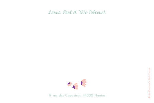 Carte de correspondance Dodo Toucan - Évasion blanc - Verso Carte de correspondance Dodo Toucan - Évasion blanc - Verso
