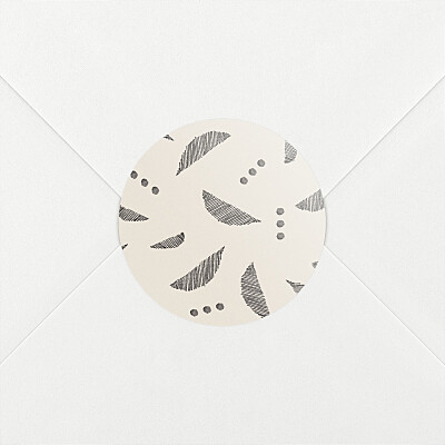 Stickers naissance croissant beige Stickers naissance croissant beige