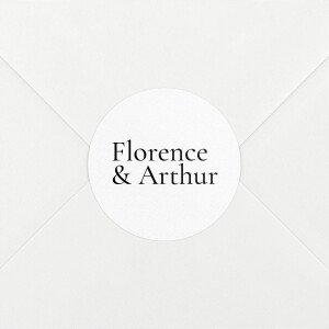 Stickers pour enveloppes mariage Sobre 1