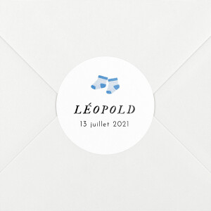 Stickers pour enveloppes naissance Petit bateau x rosemood chaussettes Stickers pour enveloppes naissance Petit bateau x rosemood chaussettes