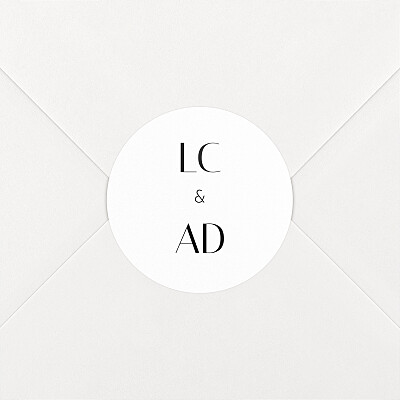 Stickers mariage blanc empreinte blanc Stickers mariage blanc empreinte blanc