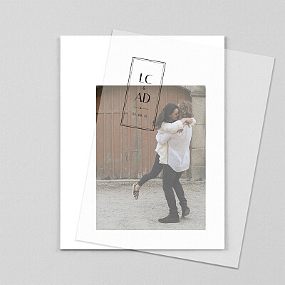 Faire-part de mariage empreinte (calque) 1 Faire-part de mariage empreinte (calque) 1