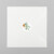 Stickers pour enveloppes vœux Feuillage aquarelle blanc - Vue 1