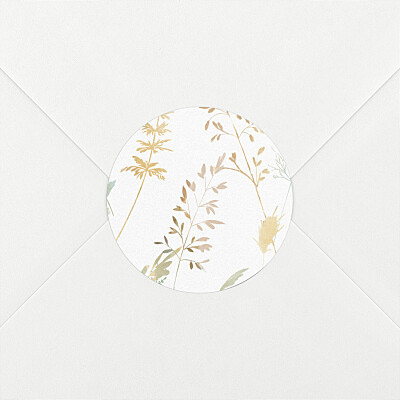 Stickers baptême garçon les hautes herbes sable Stickers baptême garçon les hautes herbes sable