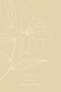 Carte de remerciement orange poésie amoureuse sable Carte de remerciement orange poésie amoureuse sable